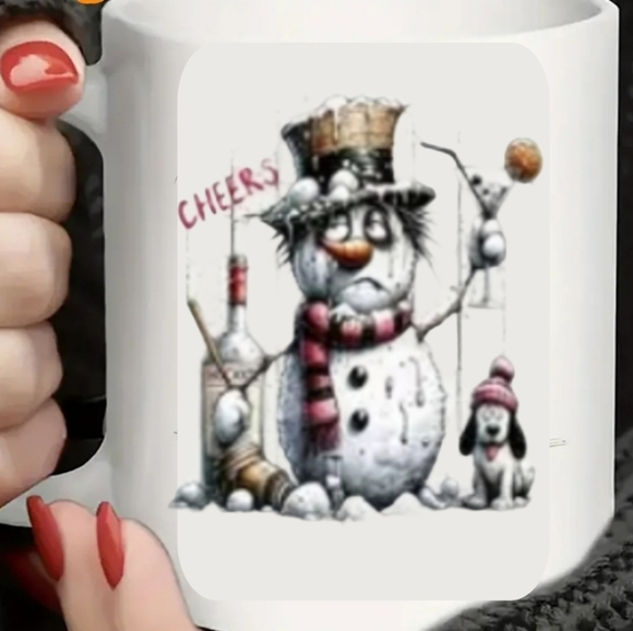 NEW Handmade Funny Holiday Mugs Several designs.  Crazy Frog - Picture 14 of 14